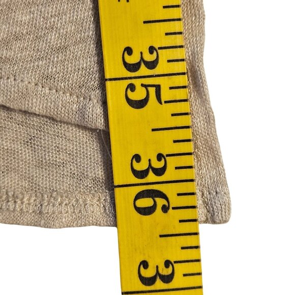 Calypso St. Barth Women Linen Kaftan Beige XS Resort Quiet Luxury Minimalist Bea - Picture 10 of 11